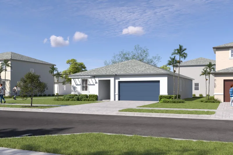 New homes at Acacia Groves in Miami, Florida