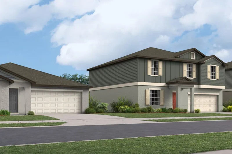 New homes at Angeline · The Grand Estates in Land O' Lakes, Florida