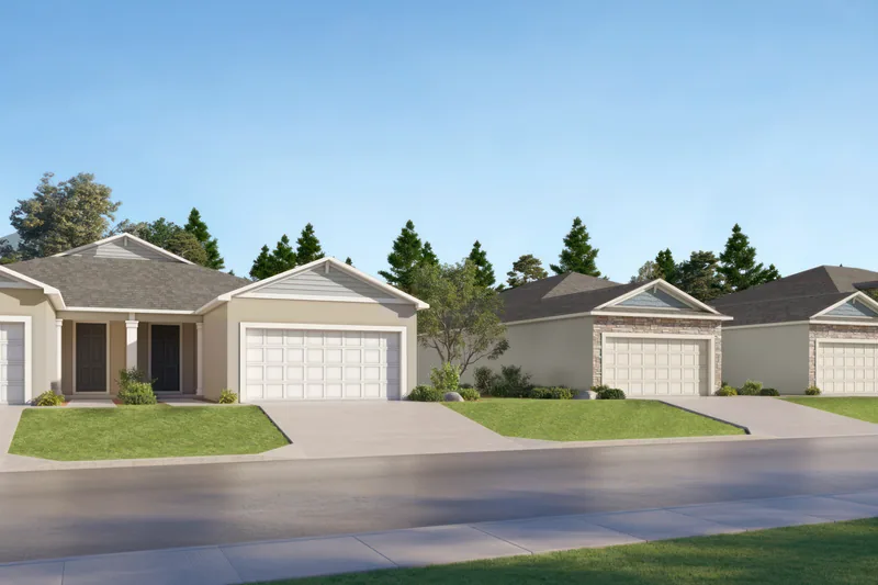 New homes at Angeline · The Villas in Land O' Lakes, Florida