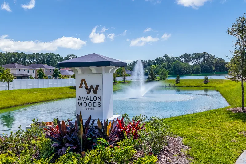 New homes at Avalon Woods in Jacksonville, Florida