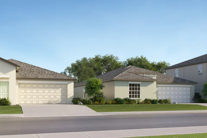 New homes at Balm Grove · The Estates East in Wimauma, Florida