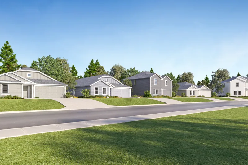 New homes at Bay Springs Majors in DeFuniak Springs, Florida