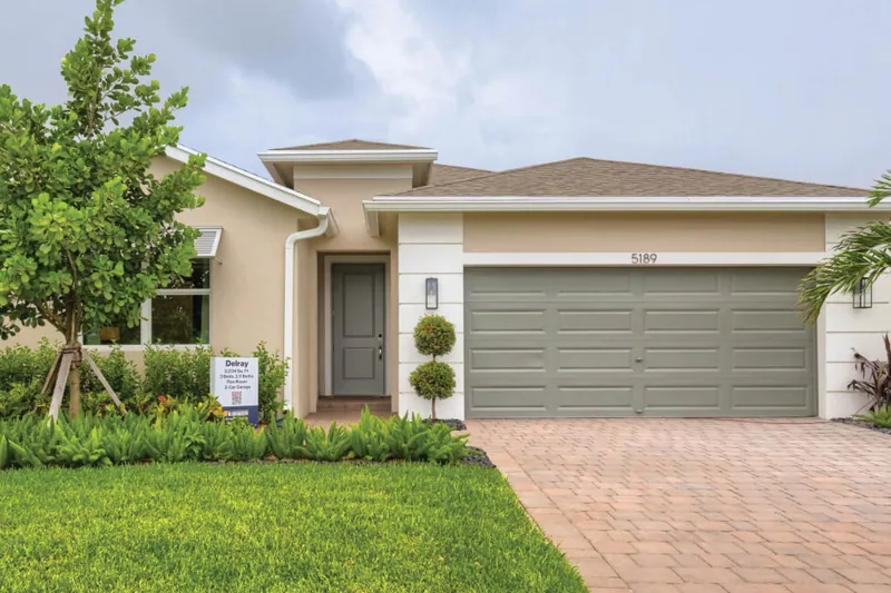 New homes at Blossom Trail in Greenacres, Florida