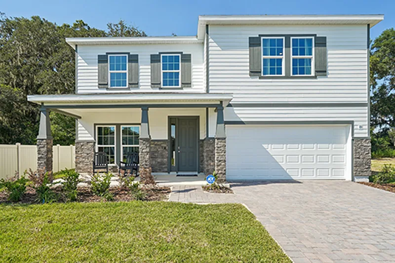 New homes at Buchanan Trails in Newberry, Florida