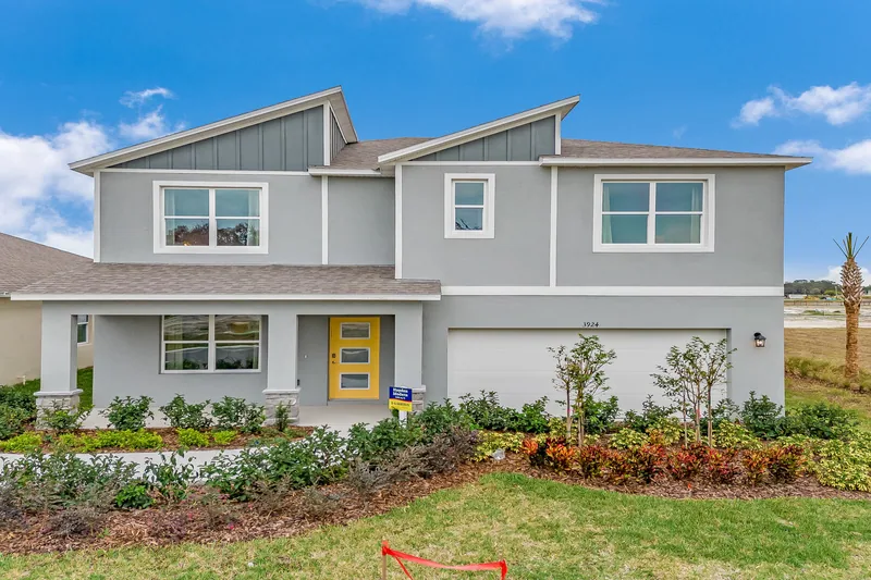 New homes at Buena Lago Modern in Saint Cloud, Florida