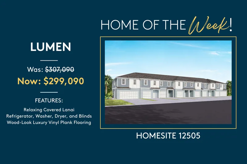 New homes at Canopy Preserve in DeLand, Florida