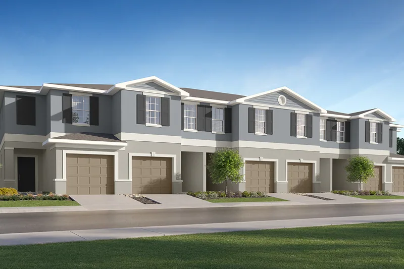 New homes at Claire Bay · The Townhomes in Tampa, Florida