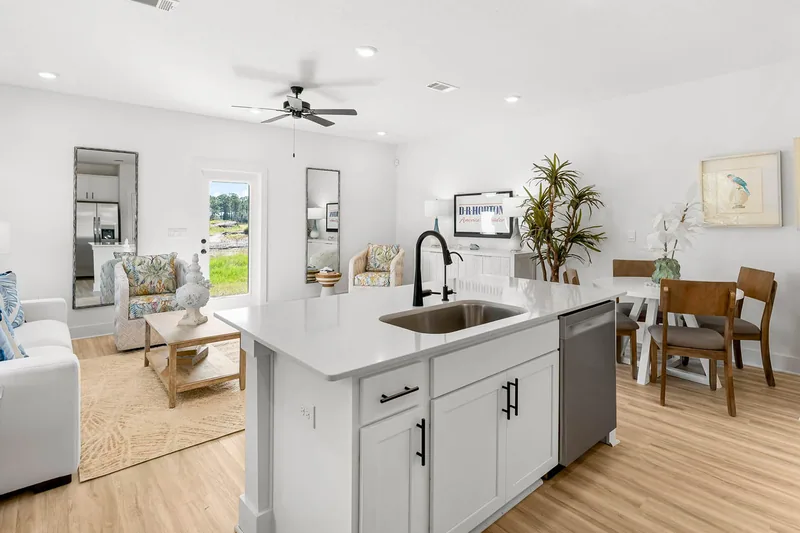 New homes at Colonial East Townhomes in Panama City Beach, Florida