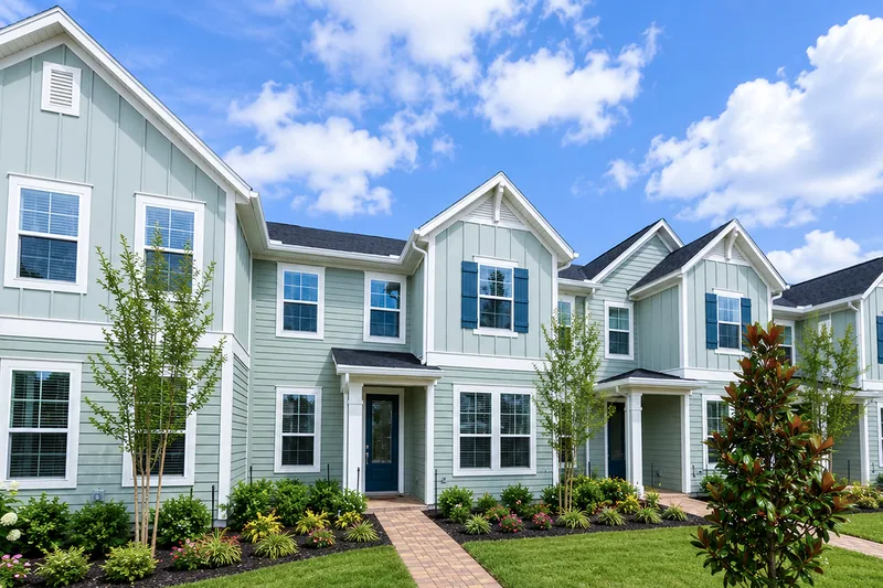 New homes at Cove at Southwood in Jacksonville, Florida