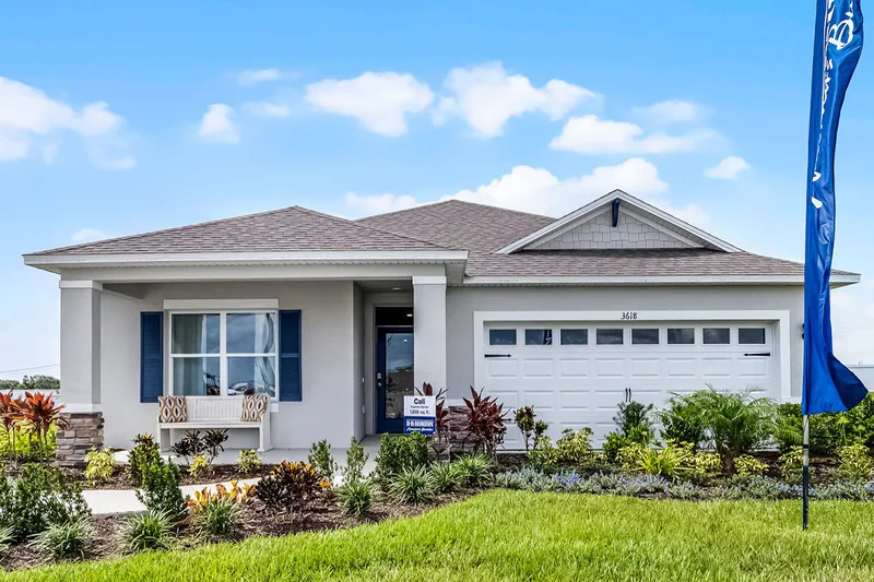 New homes at Crosswinds in Haines City, Florida