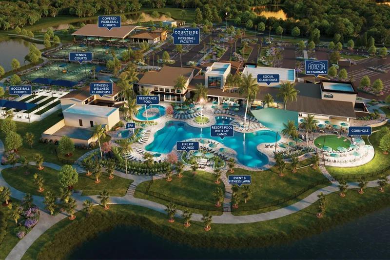 New homes at Del Webb Catalina in Lakewood Ranch, Florida
