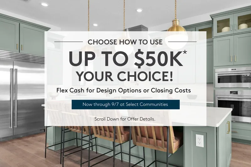 New homes at Del Webb Lakehaven in Clermont, Florida