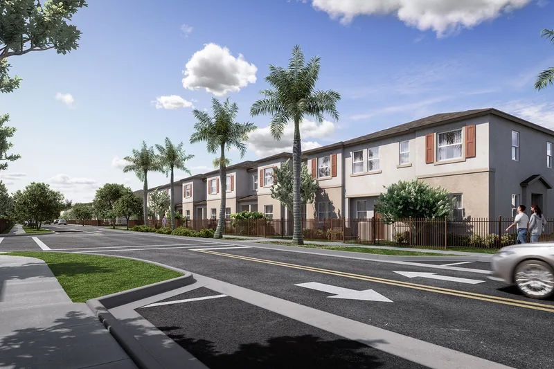 New homes at Emerald Palms in Miami, Florida