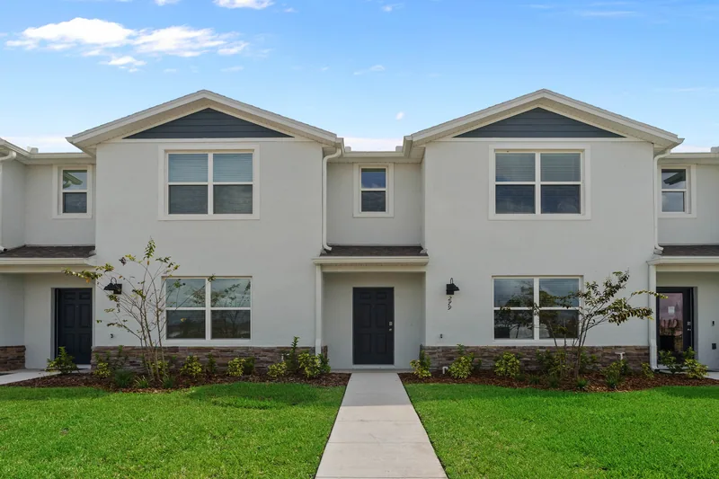 New homes at Evergreen Park in Kissimmee, Florida