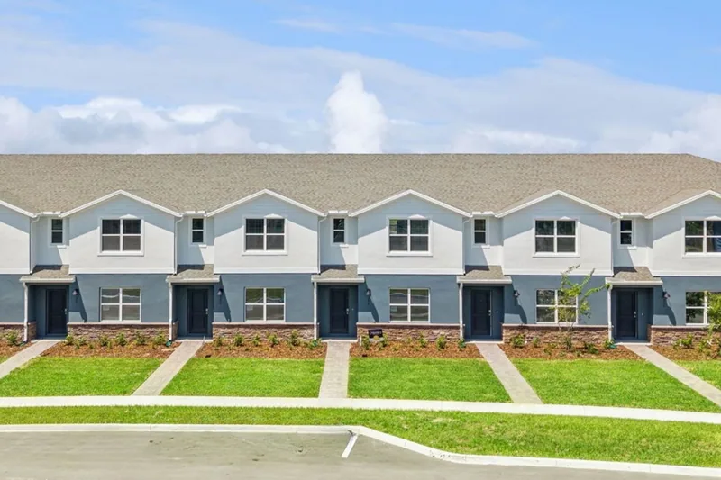 New homes at Fish Lake Cove in Kissimmee, Florida