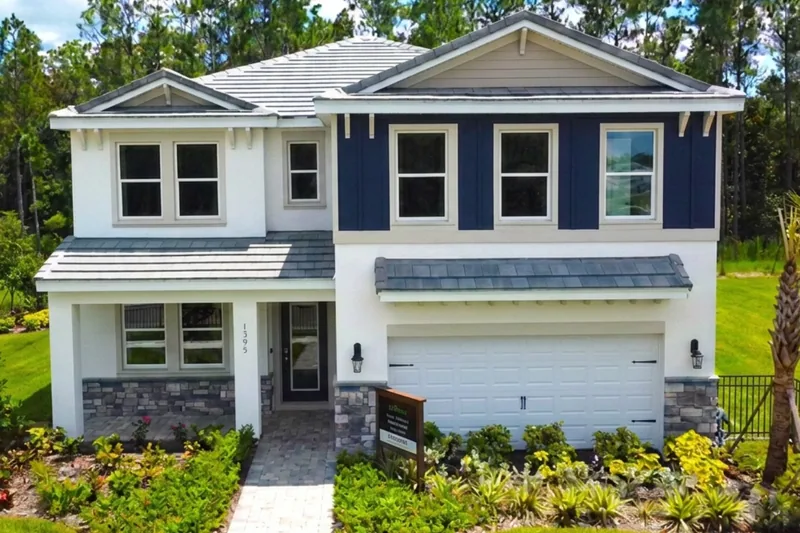 New homes at Hammock at Two Rivers in Zephyrhills, Florida