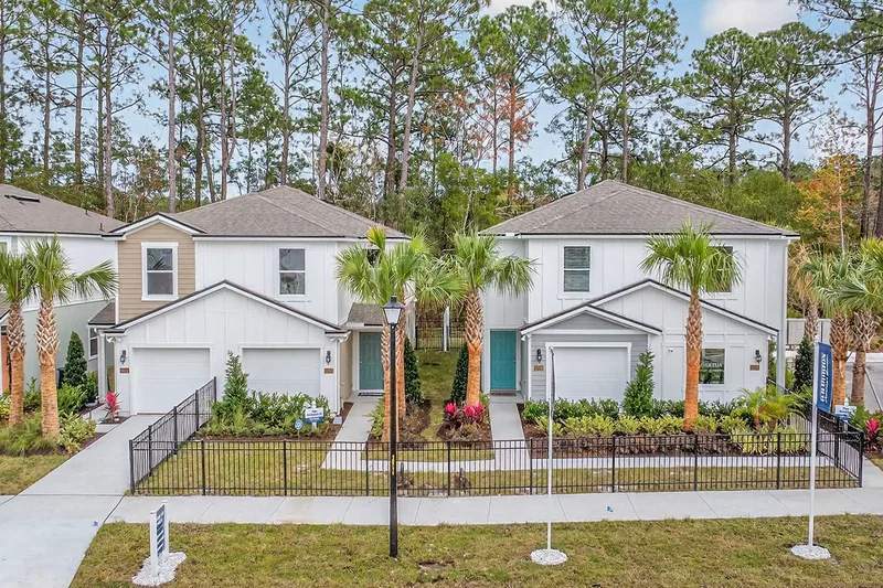New homes at Hansen Creek in Jacksonville, Florida