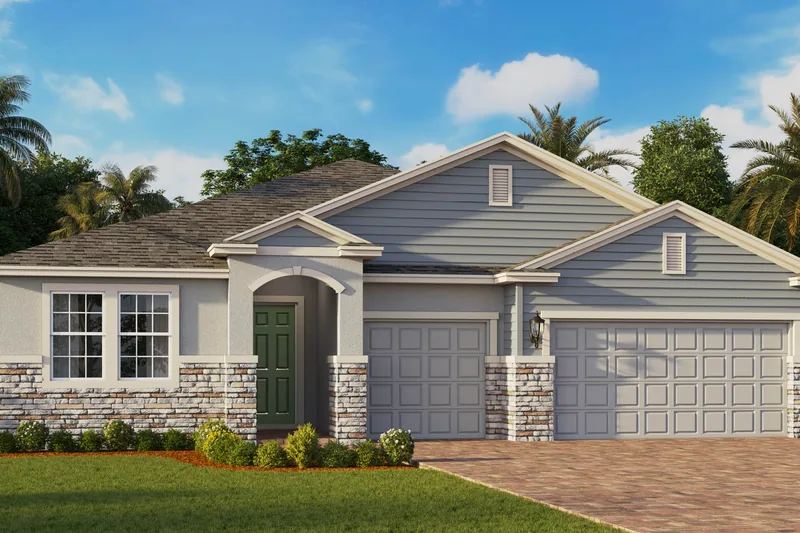 New homes at Harbor Lake Estates in Titusville, Florida