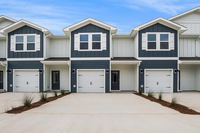 New homes at Hawks Landing Townhomes in Santa Rosa Beach, Florida