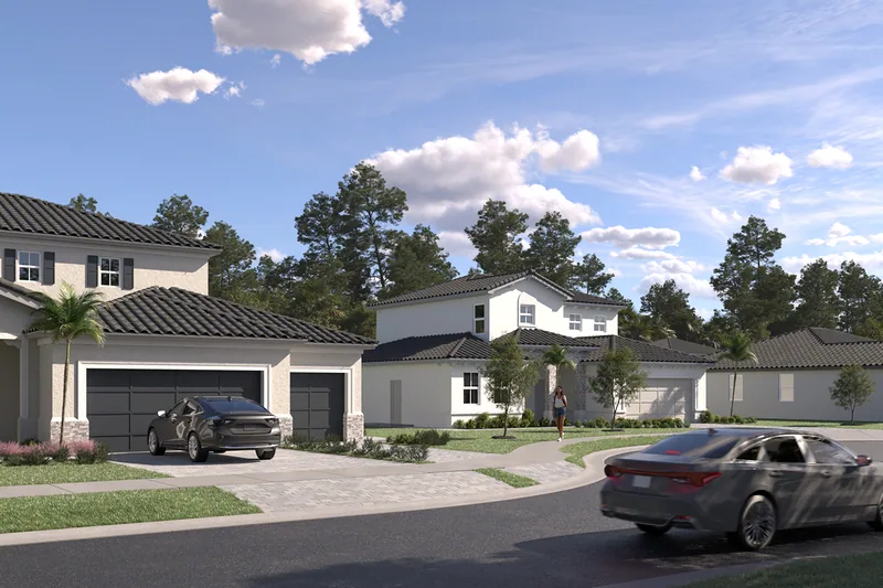 New homes at Heron Pointe · Palm Collection in Miami, Florida