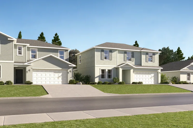 New homes at Hilltop Point in Dade City, Florida
