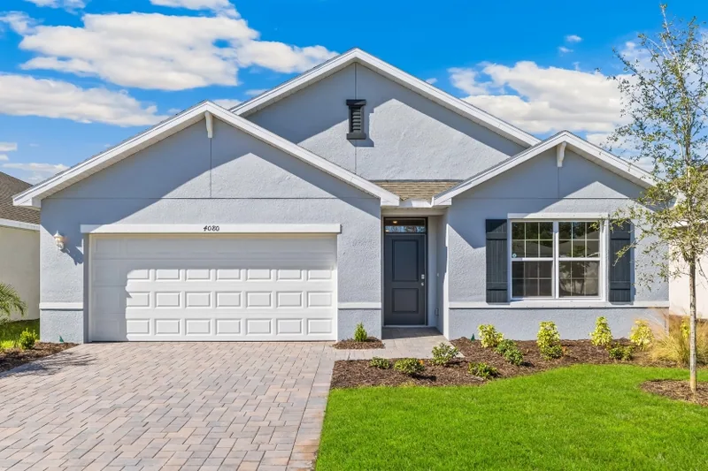 New homes at LaBelle Homes in Lehigh Acres, Florida