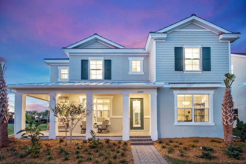 New homes at Lake Timber at Babcock Ranch in Babcock Ranch, Florida