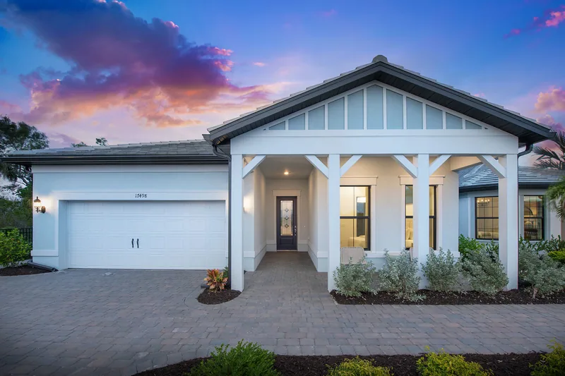 New homes at Lakespur Wellen Park in Venice, Florida