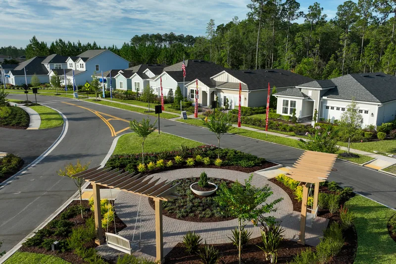 New homes at Lakeview at Tributary 60's in Yulee, Florida