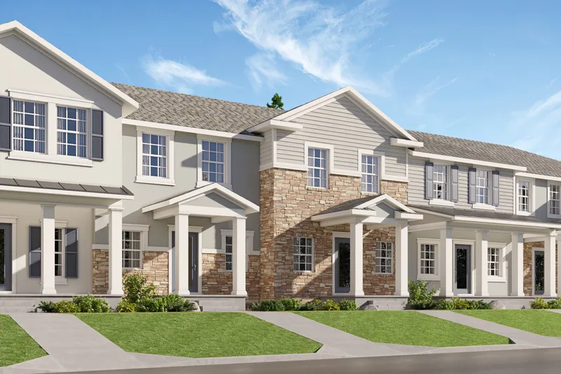 New homes at Longleaf · The Townes in New Port Richey, Florida