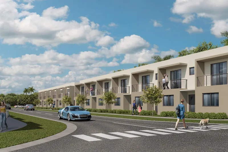 New homes at Luminara in Miami, Florida