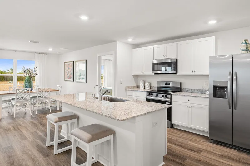 New homes at Magnolia at the Bluffs Phase 3 in Freeport, Florida
