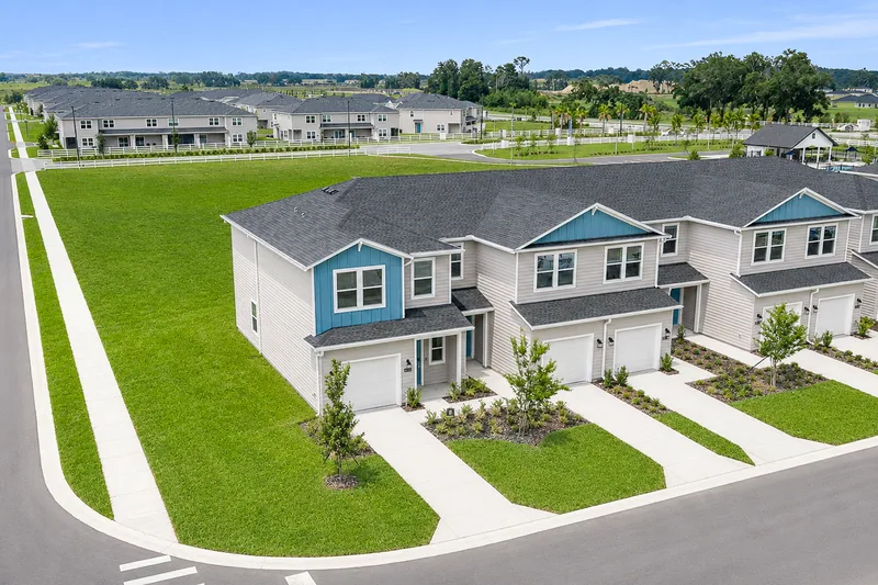 New homes at Marion Ranch Townhomes in Ocala, Florida