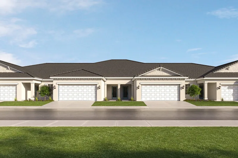 New homes at Mirada Active Adult · Active Adult Lagoon Villas in San Antonio, Florida