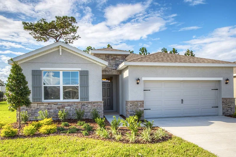 New homes at Mockingbird Reserve at Winding Oaks in Ocala, Florida