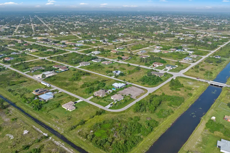 New homes at New Homes in Gulf Cove in Port Charlotte, Florida