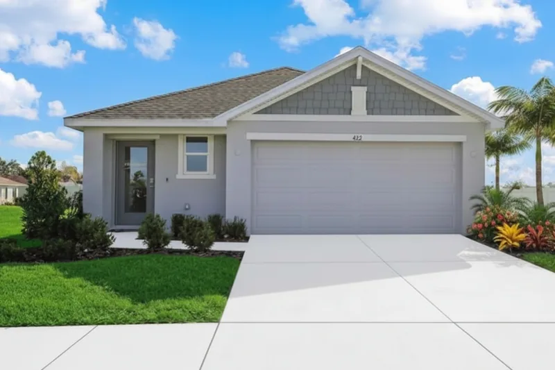 New homes at Northwater at Two Rivers in Zephyrhills, Florida