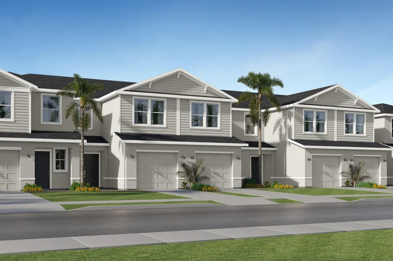 New homes at Orange River Townhomes in Fort Myers, Florida