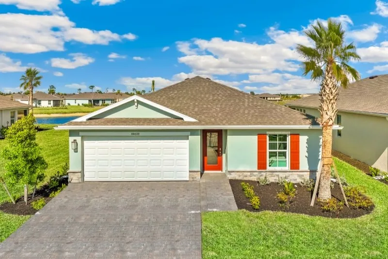 New homes at Palmetto Landing at Babcock Ranch - Express in Punta Gorda, Florida