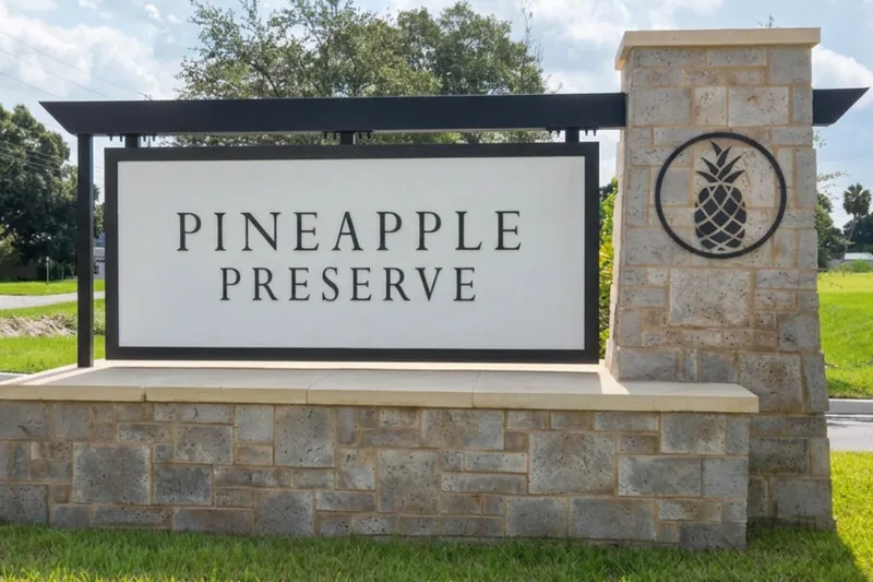 New homes at Pineapple Preserve in Vero Beach, Florida