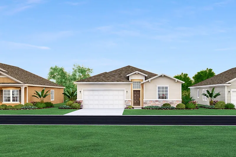 New homes at Pioneer Ranch 40's in Ocala, Florida