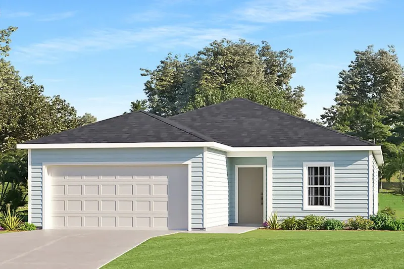 New homes at Pioneer Ranch 50's in Ocala, Florida
