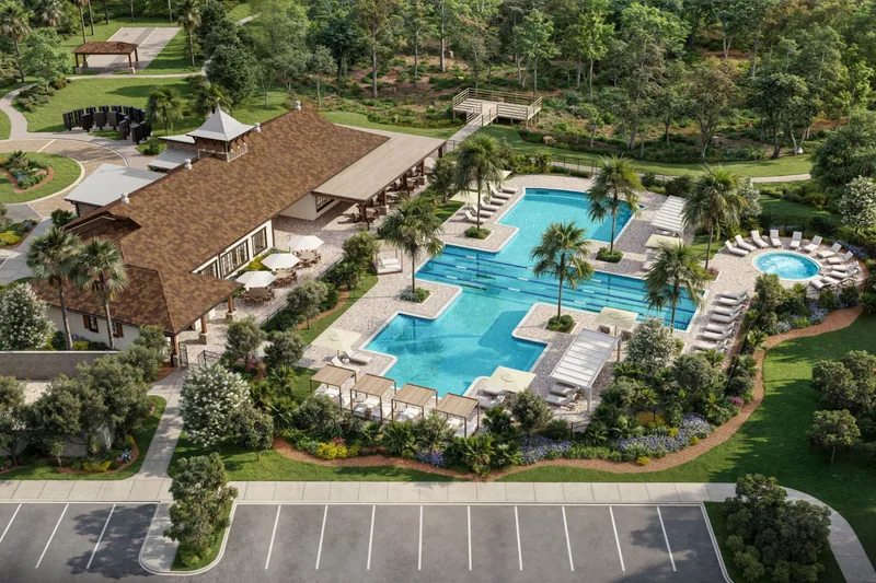 New homes at Pioneer Ranch in Ocala, Florida