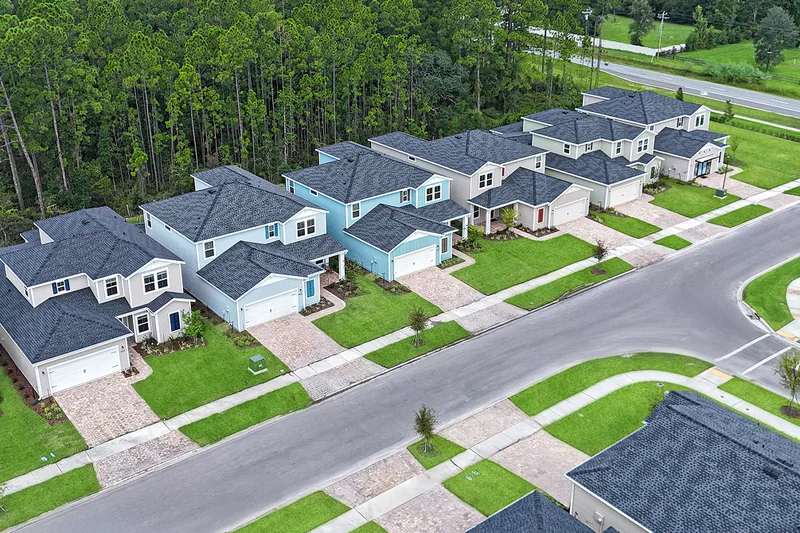 New homes at Russell Retreat in Green Cove Springs, Florida