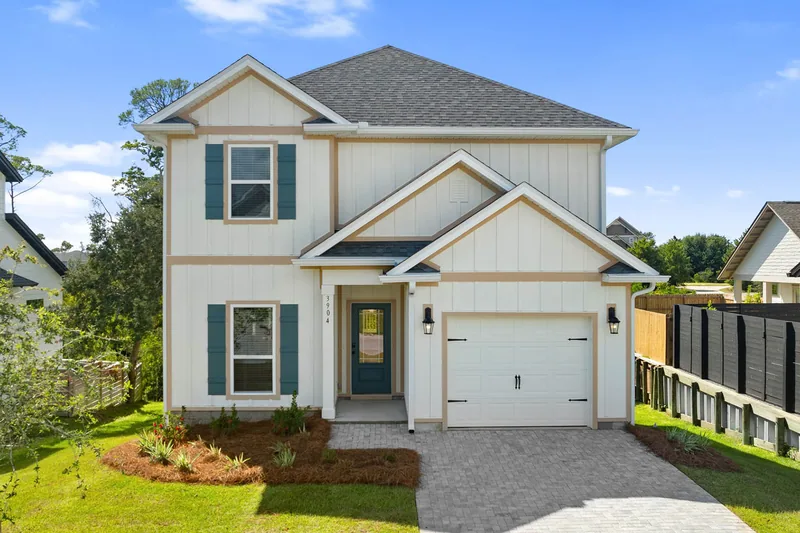 New homes at Sanctuary Beach in Panama City Beach, Florida