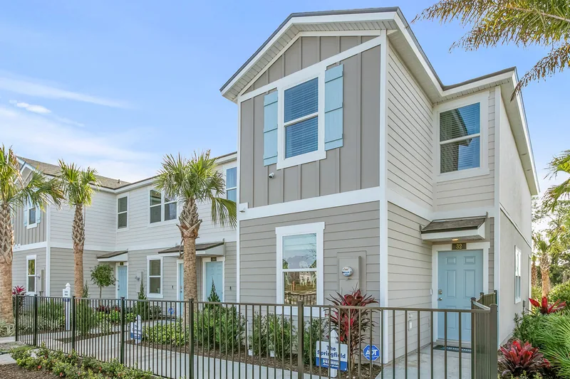New homes at Stokes Landing in St. Augustine, Florida
