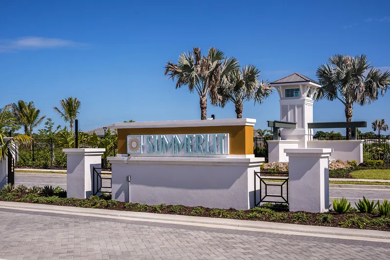 New homes at Summerlit in Naples, Florida
