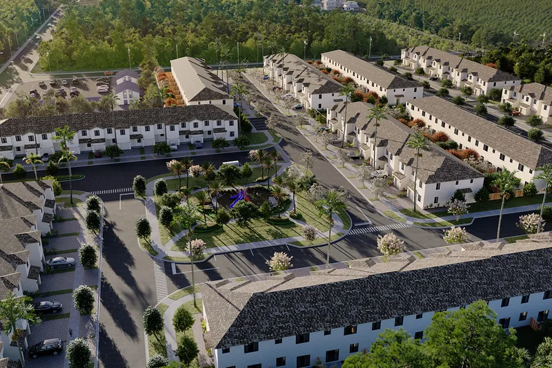 New homes at Sunscapes in Florida City, Florida