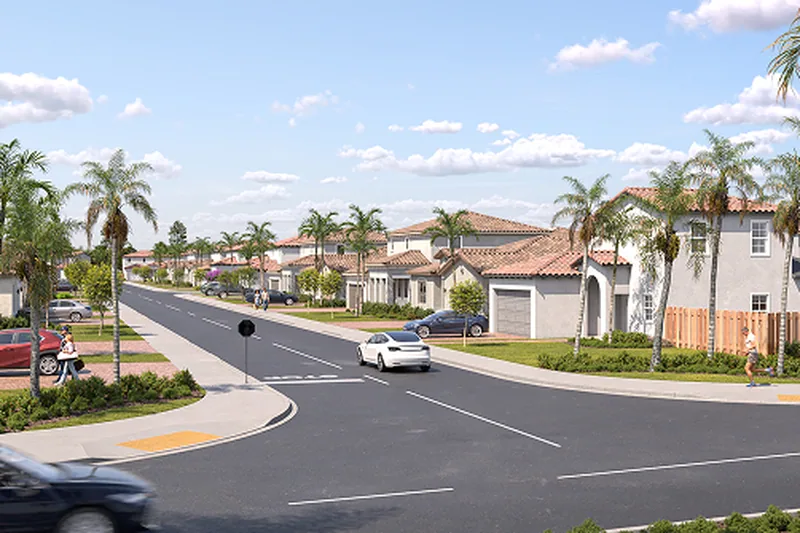 New homes at Sunstone in Homestead, Florida
