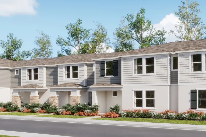 New homes at The Glades At Crossprairie · Trail Townhomes in Saint Cloud, Florida